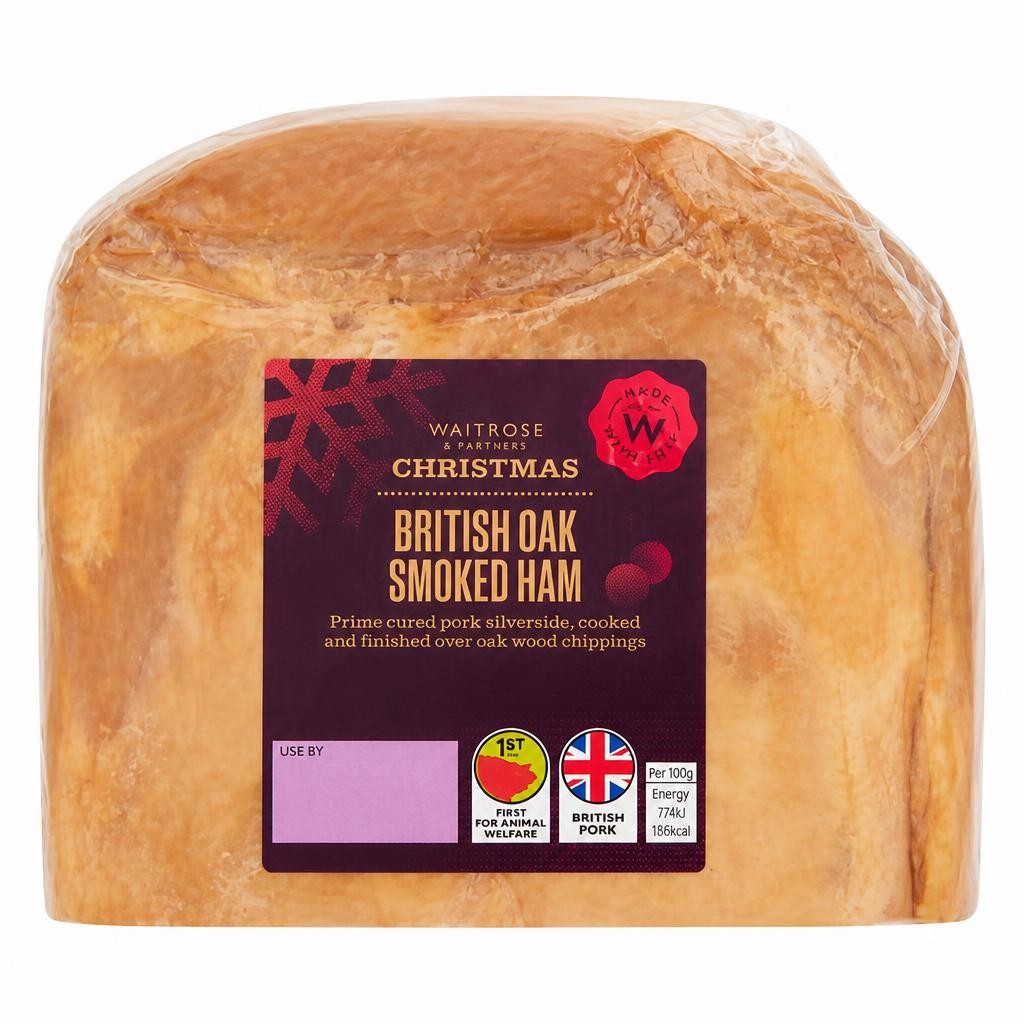 Waitrose Christmas Oak Smoked Ham