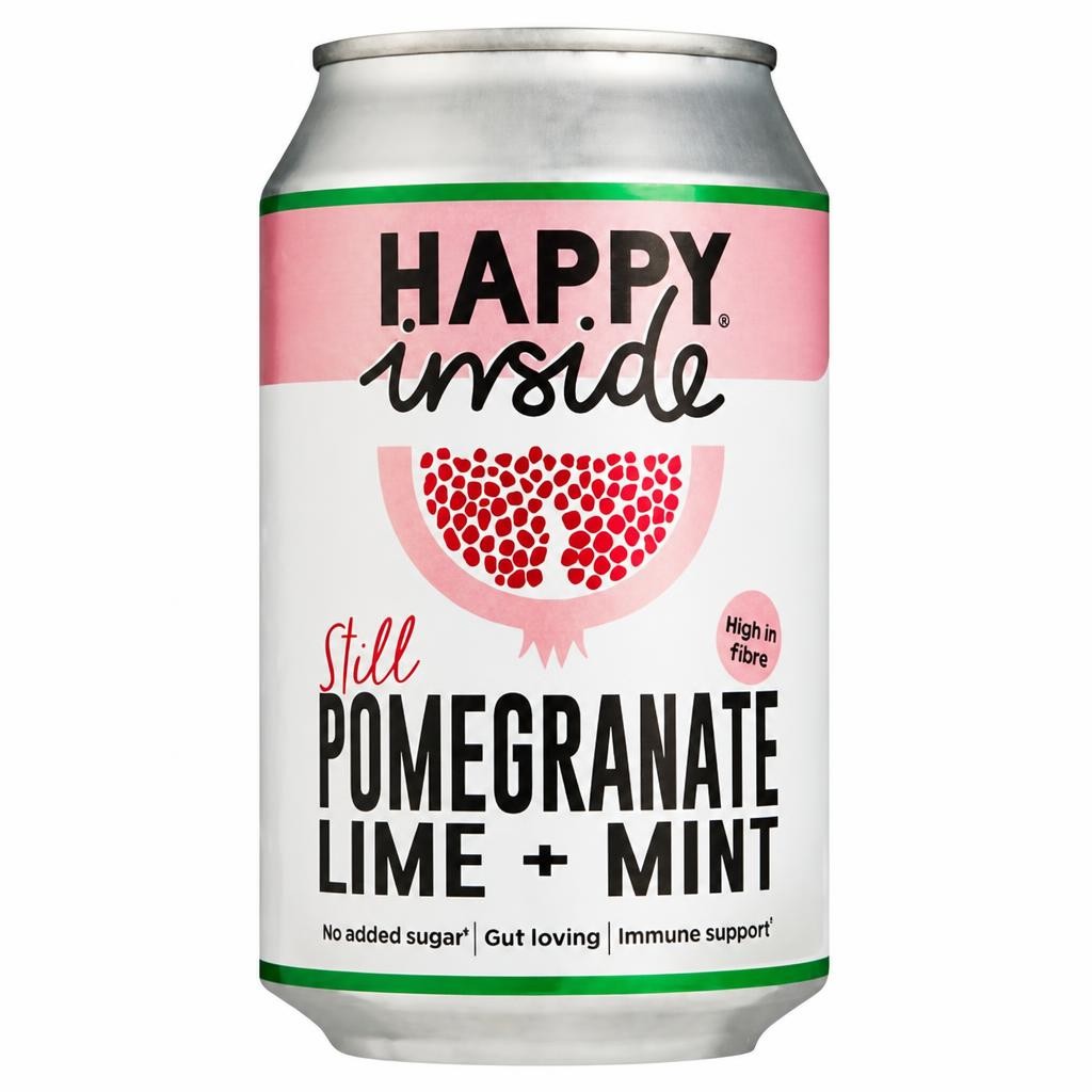 Happy Inside Pomegranate, Lime & Mint