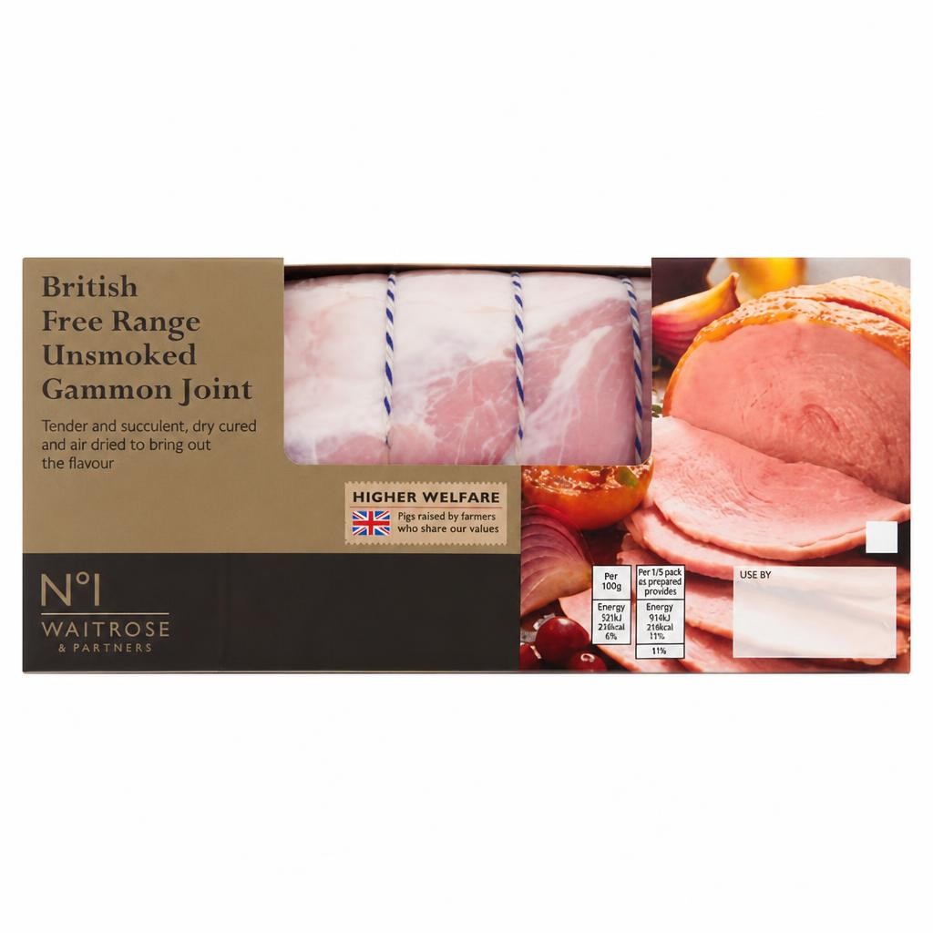 No.1 British Free Range Unsmoked Gammon Joint