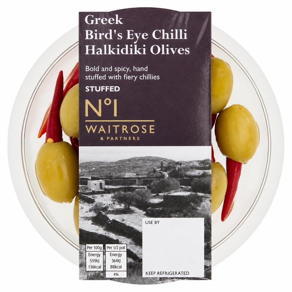 No.1 Greek Bird's Eye Chilli Halkidiki Olives