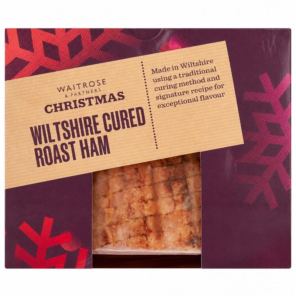 Waitrose Christmas Wiltshire Cured Roast Ham