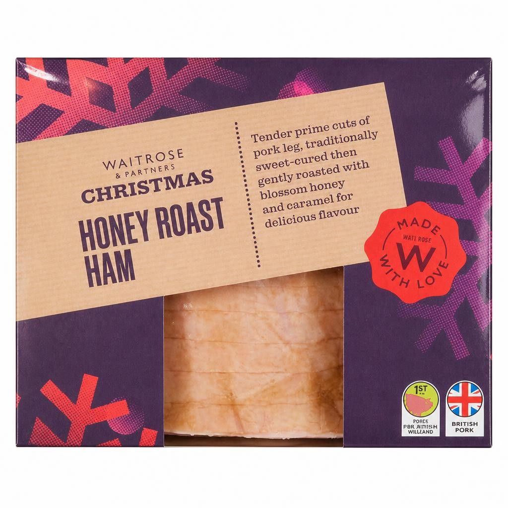 Waitrose Christmas Honey Roast Ham