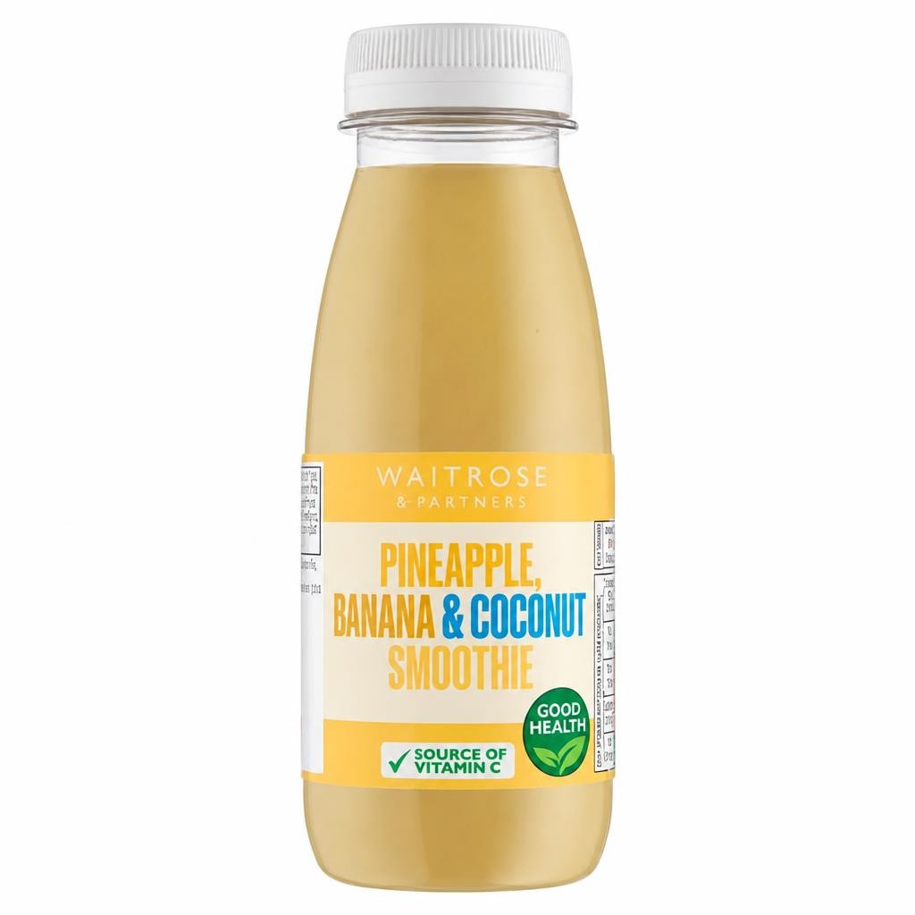 Waitrose Pineapple, Banana & Coconut Smoothie