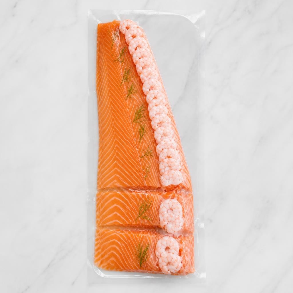 Poached & Smoked Dressed Salmon Side
