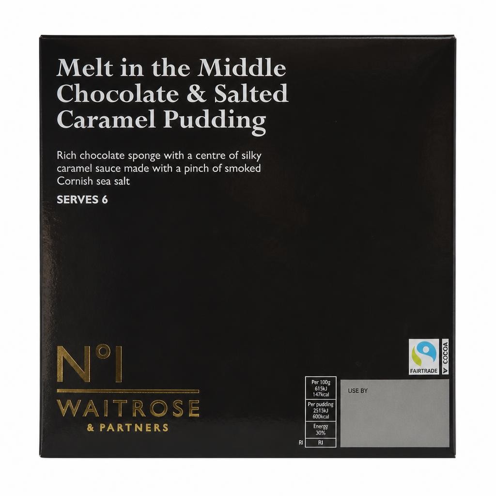 No.1 Chocolate & Salted Caramel Melt in the Middle Pudding
