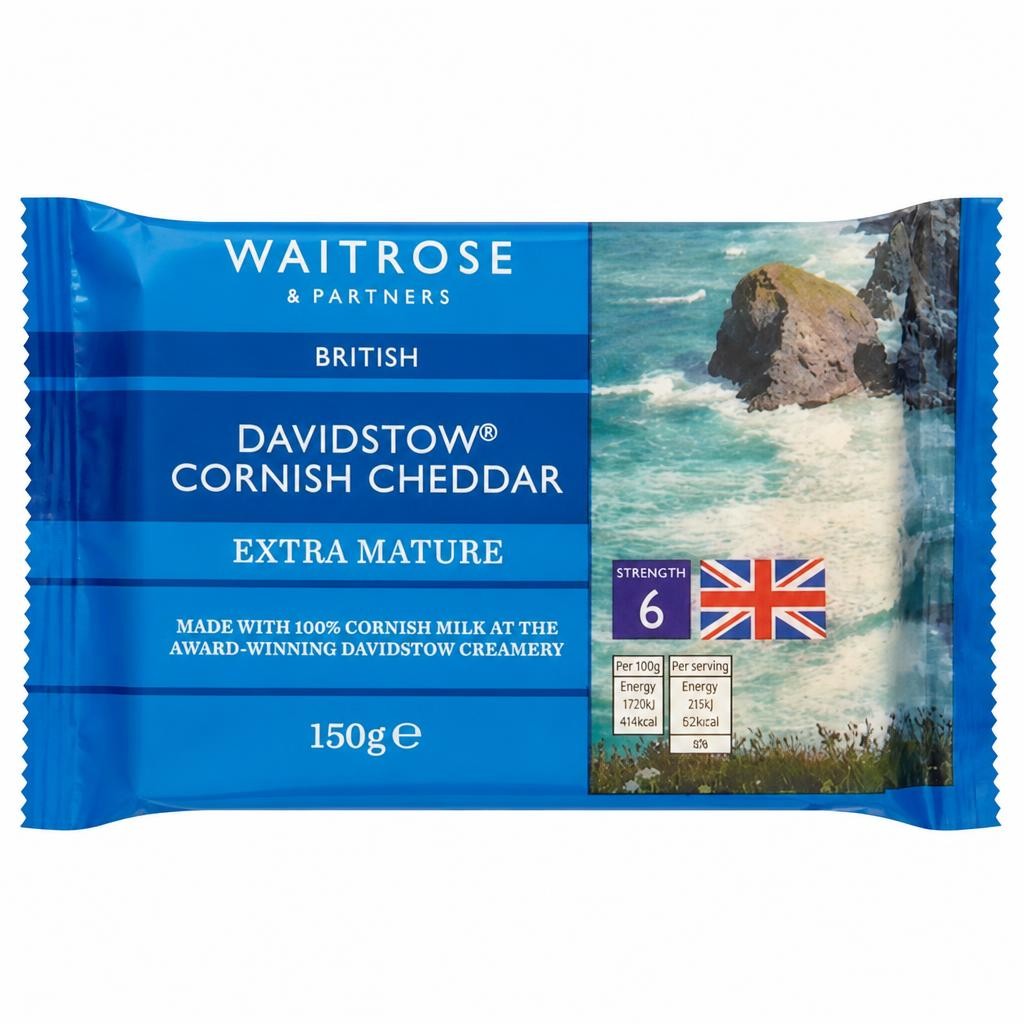 Waitrose Davidstow Cornish Cheddar Cheese Extra Mature