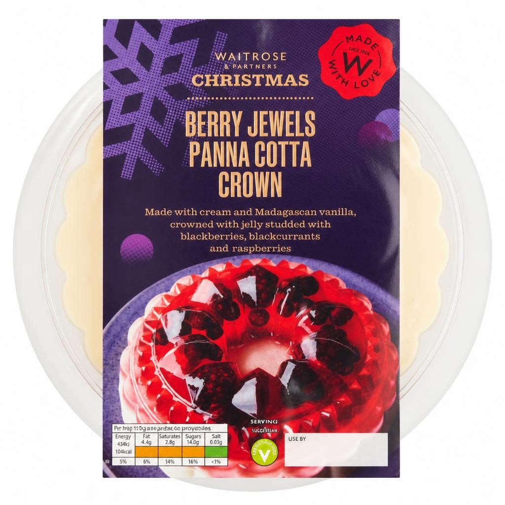 Waitrose Christmas Panna Cotta Crown