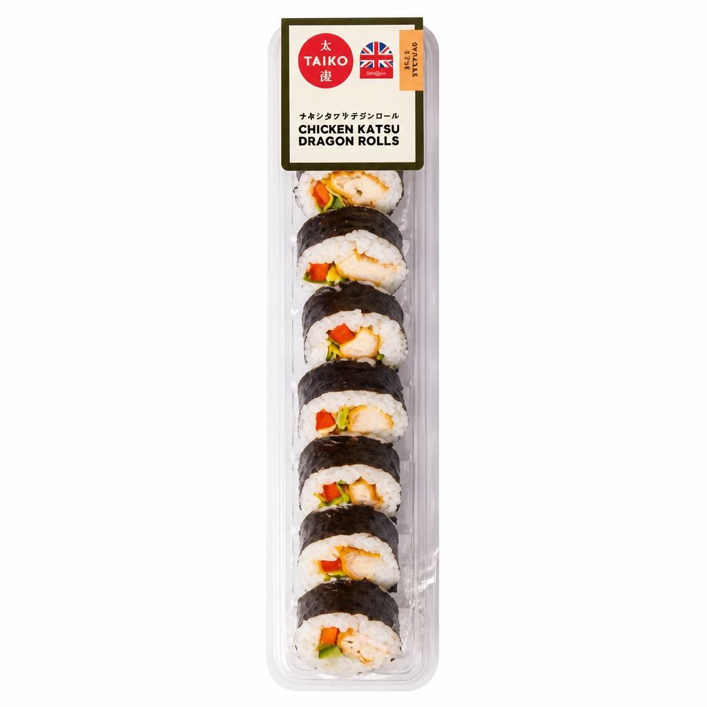 Taiko Chicken Katsu Dragon Rolls