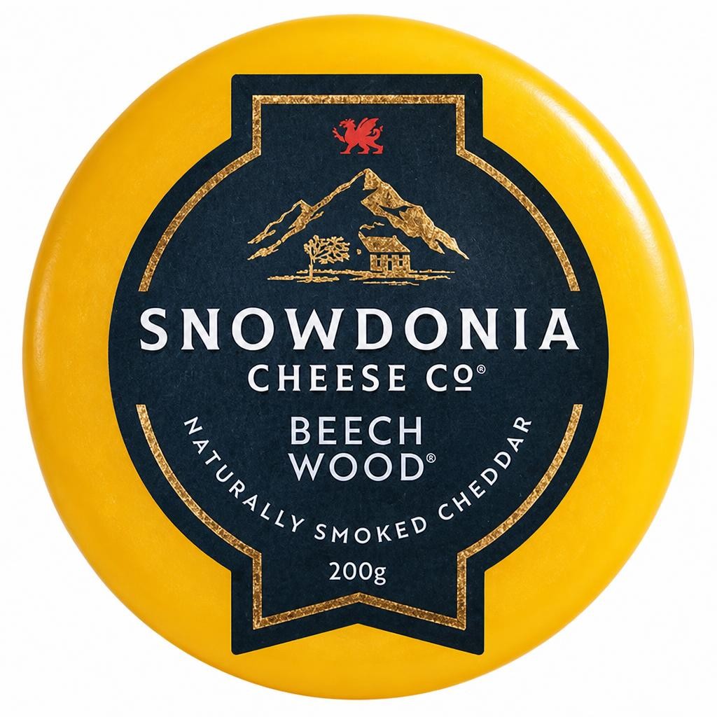 Snowdonia Beechwood Smoked Cheddar Truckle