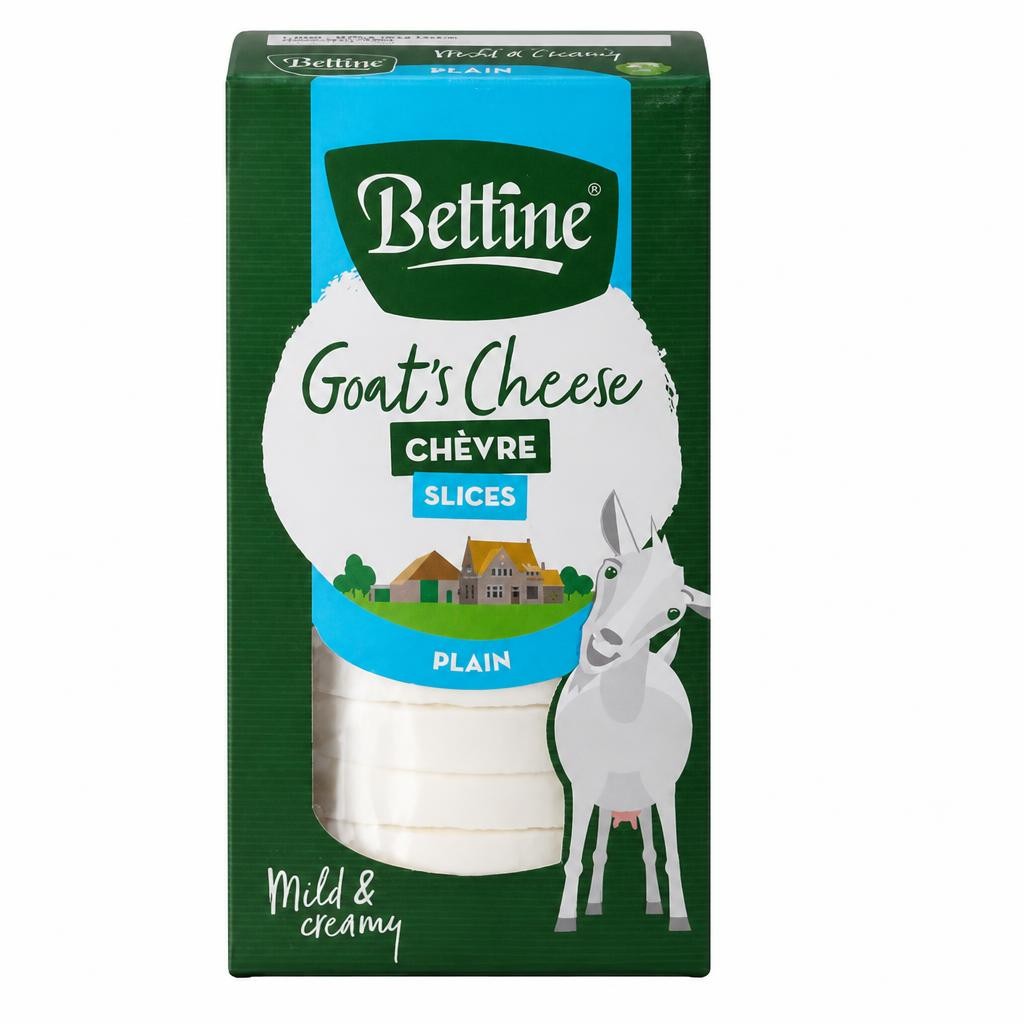Bettine Mild Goats Cheese Plain Slices