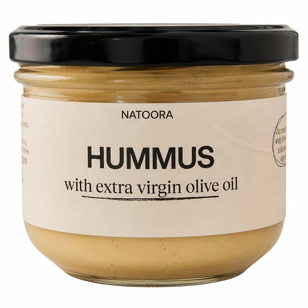Natoora Hummus with Extra Virgin Olive Oil