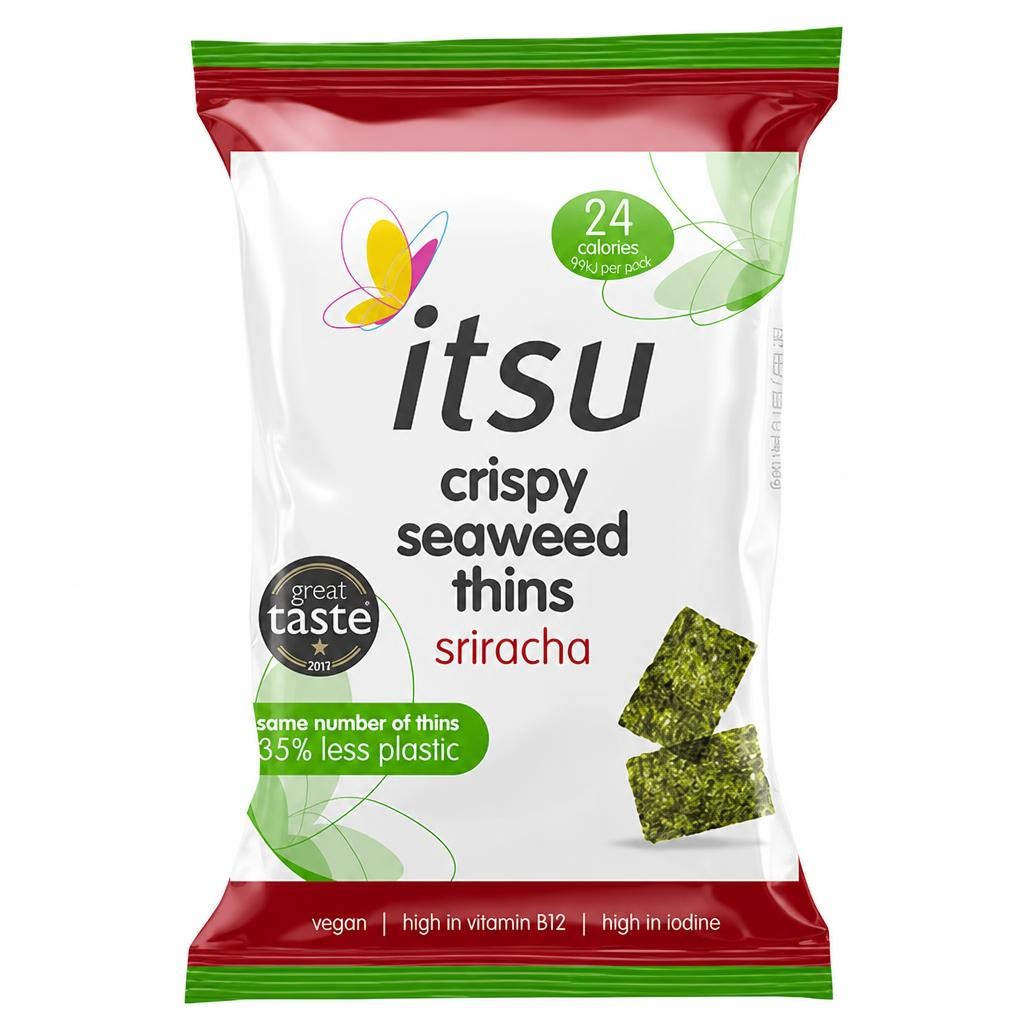 itsu Crispy Seaweed Thins Sriracha