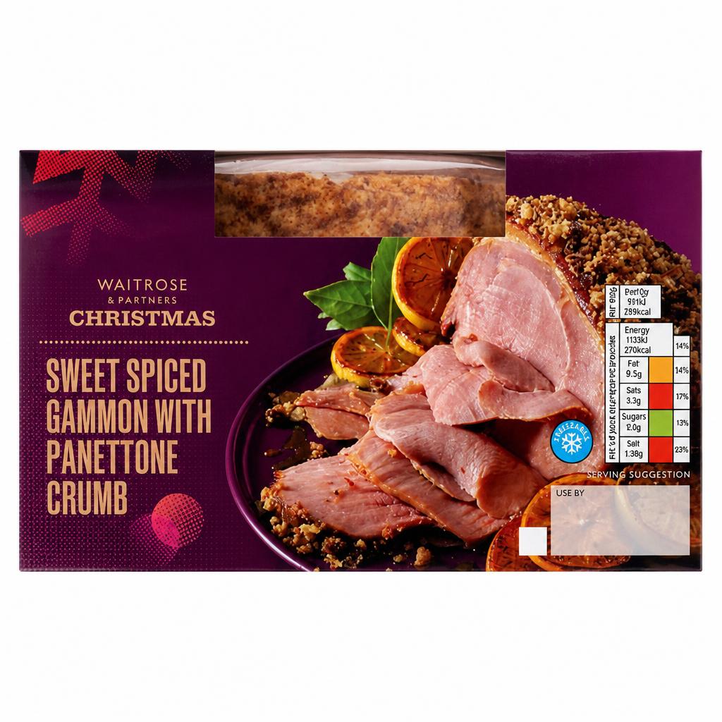 Waitrose Christmas Sweet Spiced Gammon Panettone Crumb