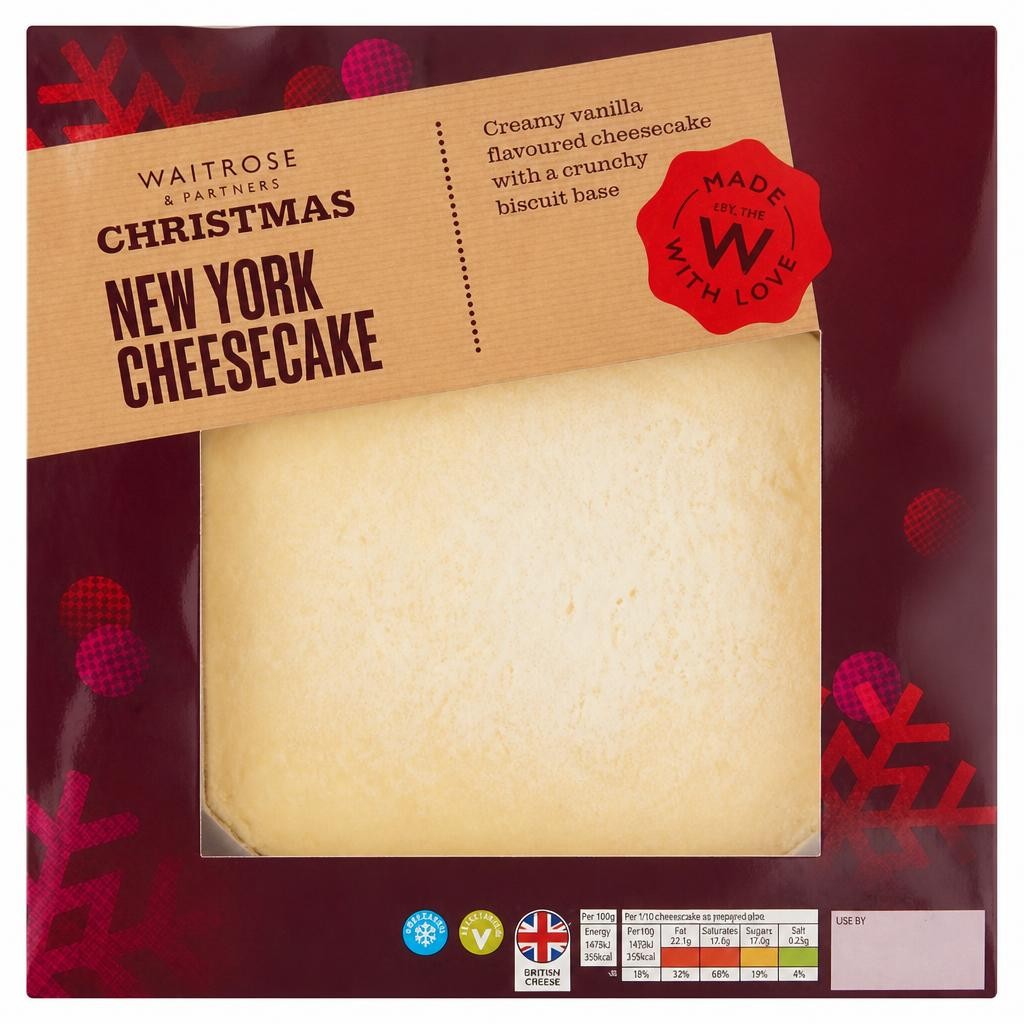 Waitrose Christmas New York Cheesecake
