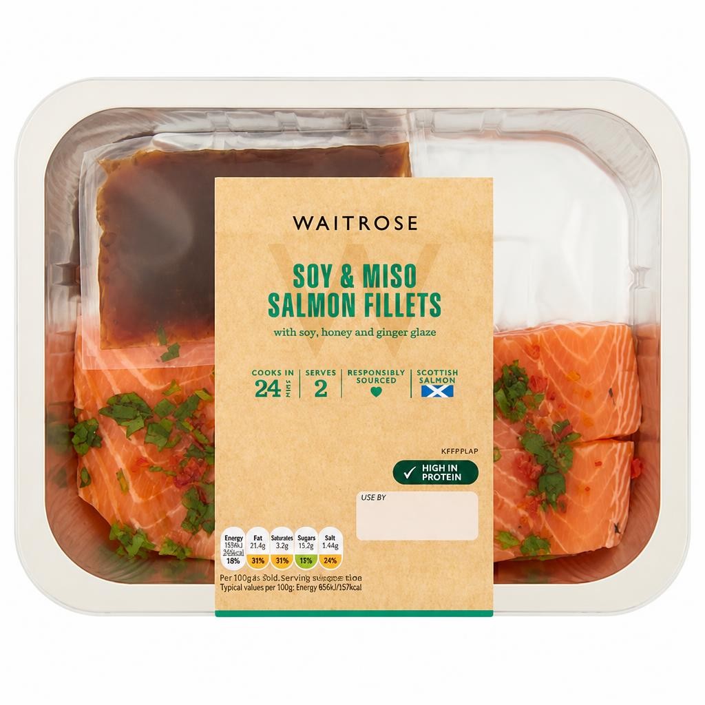 Easy to Cook Soy & Miso Salmon Fillets