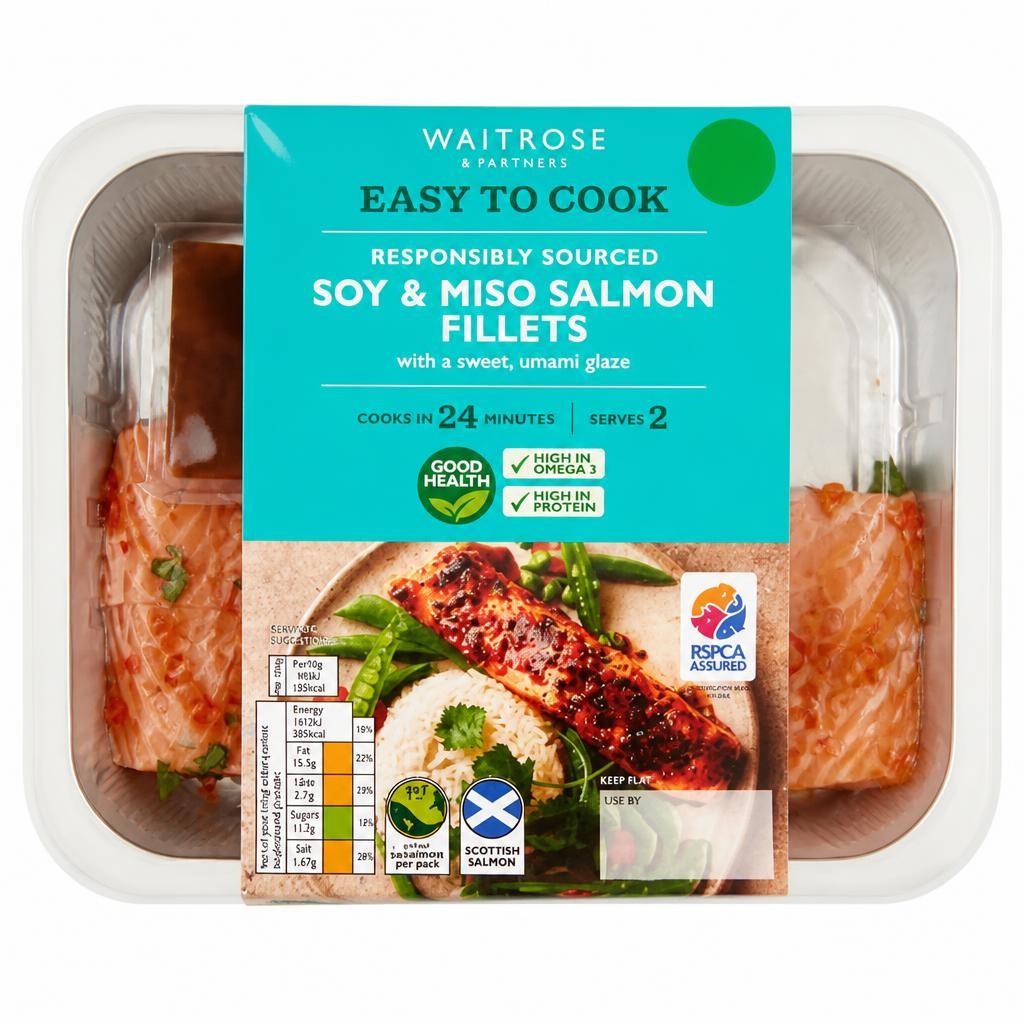 Easy to Cook Soy & Miso Salmon Fillets