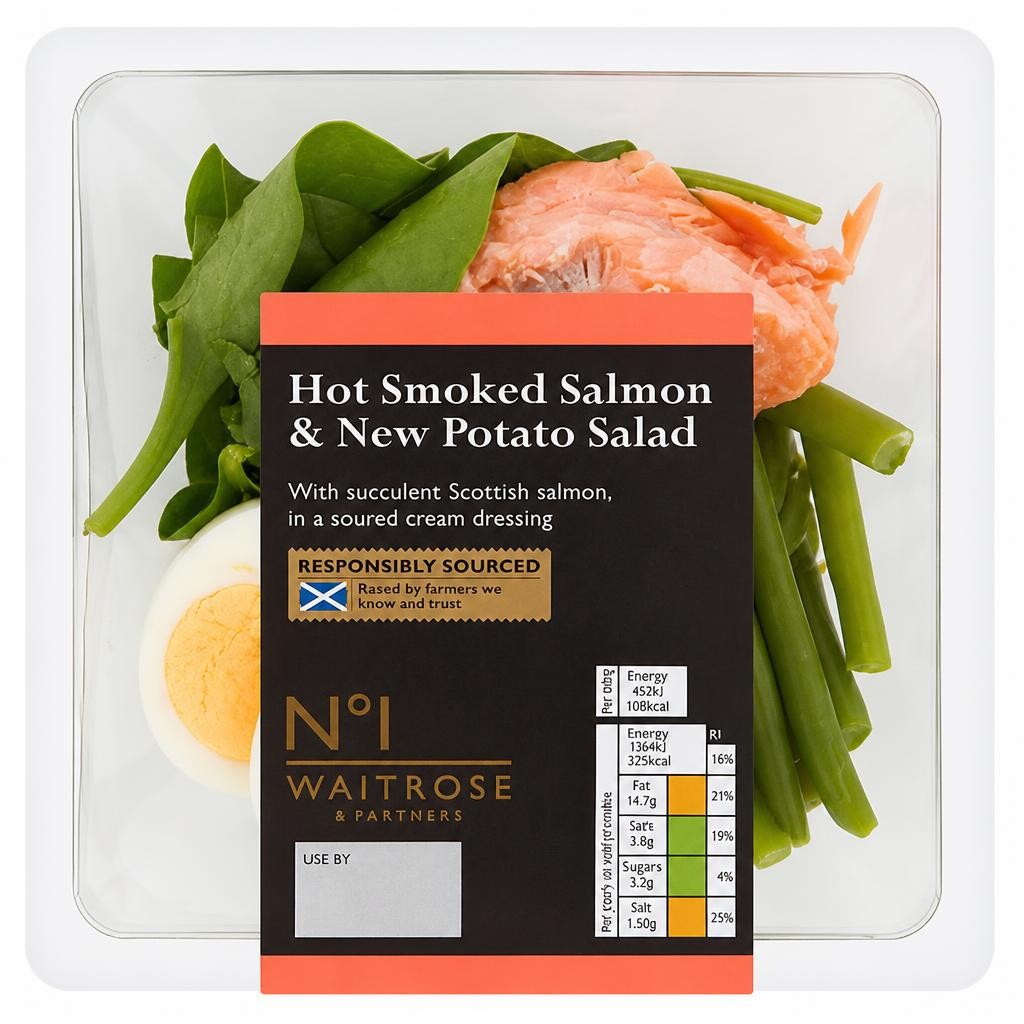 No.1 Hot Smoked Salmon & New Potato Salad