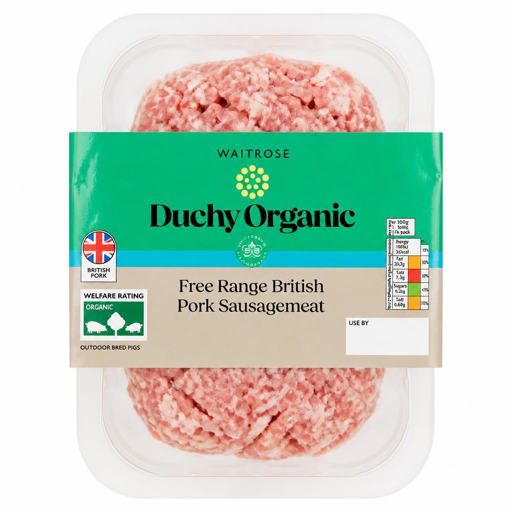 Duchy Organic Free Range British Pork Sausagemeat