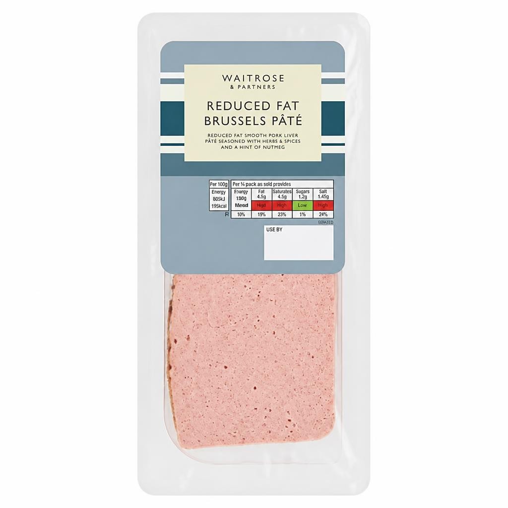 Waitrose Reduced Fat Brussels Pâté