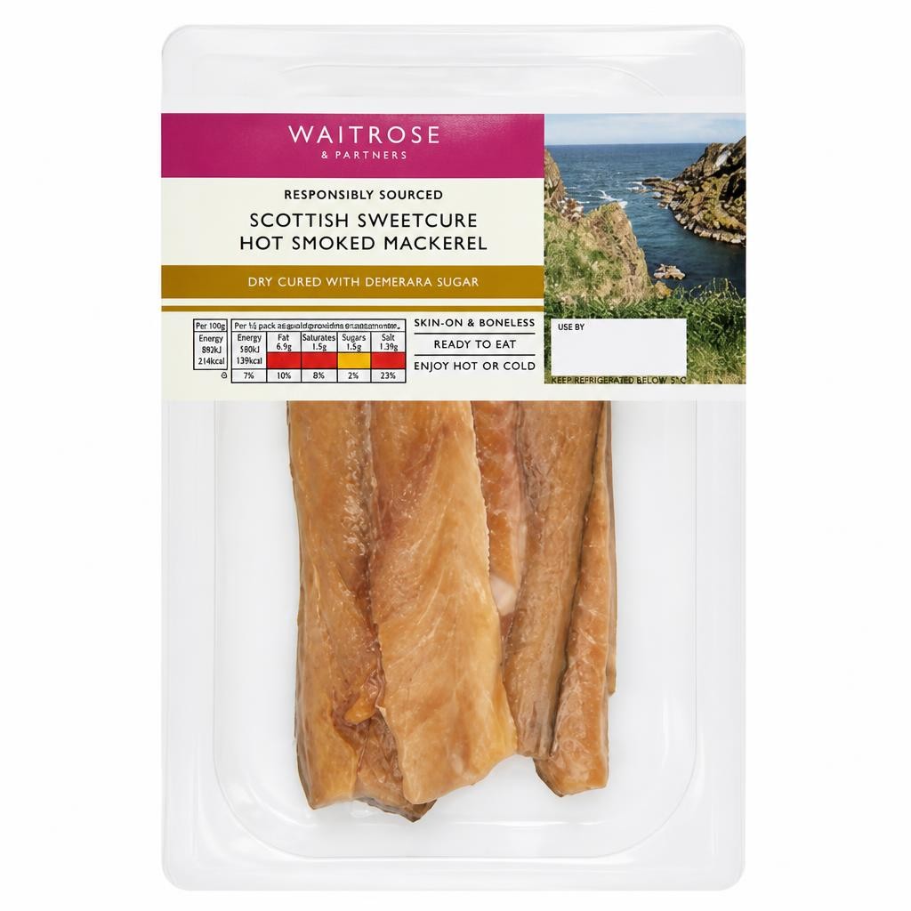 Waitrose Scottish Sweetcure Hot Smoked Mackerel