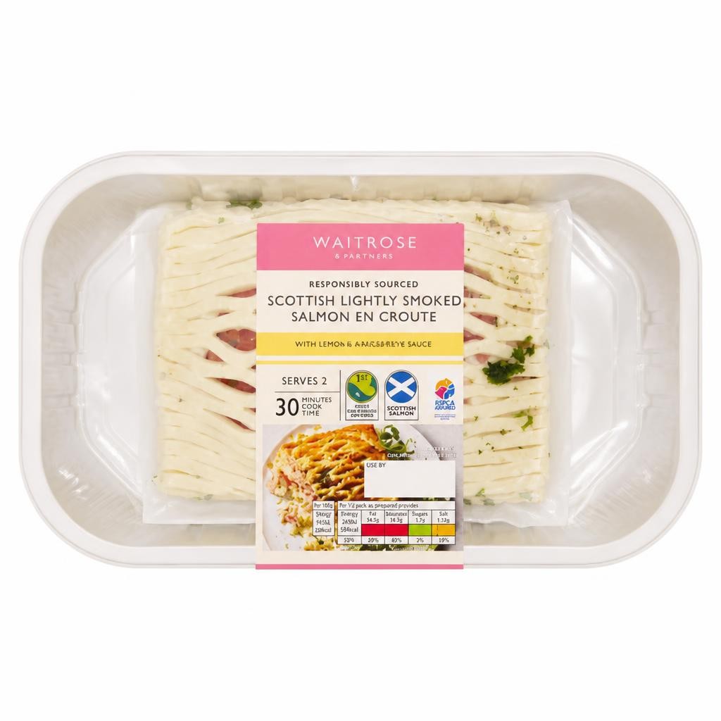 Waitrose Scottish Lightly Smoked Salmon En Croute
