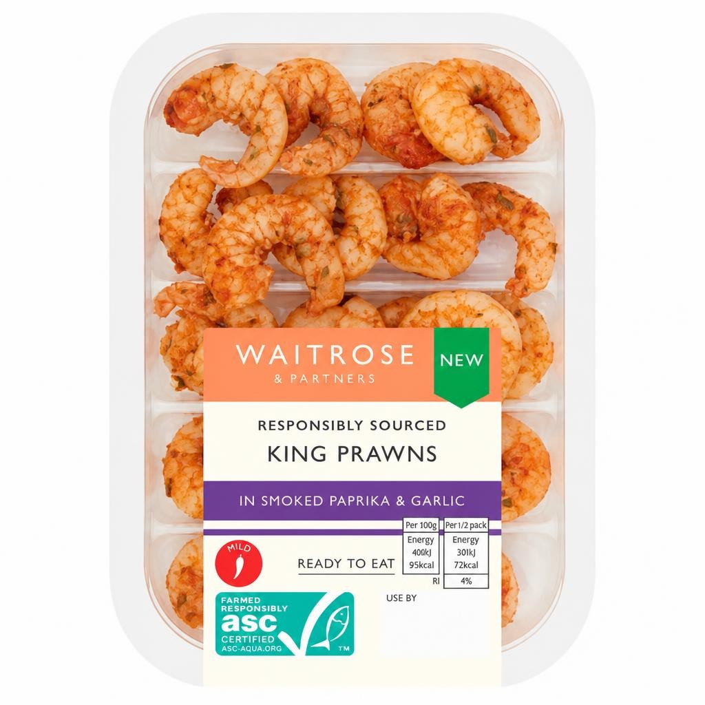 Waitrose King Prawns in Paprika & Garlic