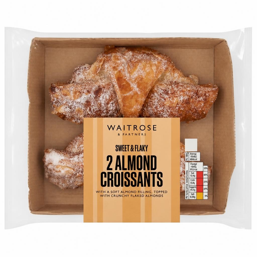 Waitrose 2 Almond Croissants