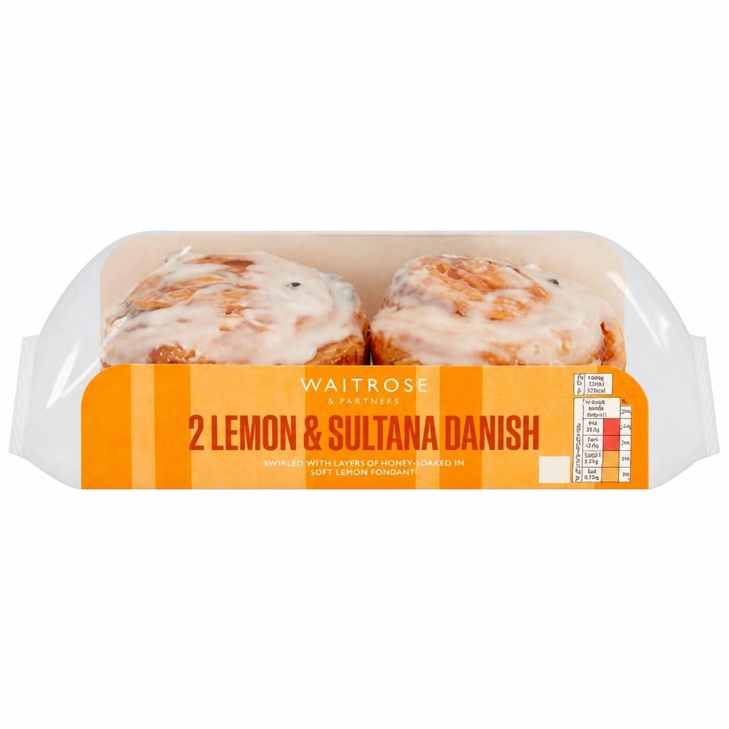 Waitrose 2 Lemon & Sultana Danish