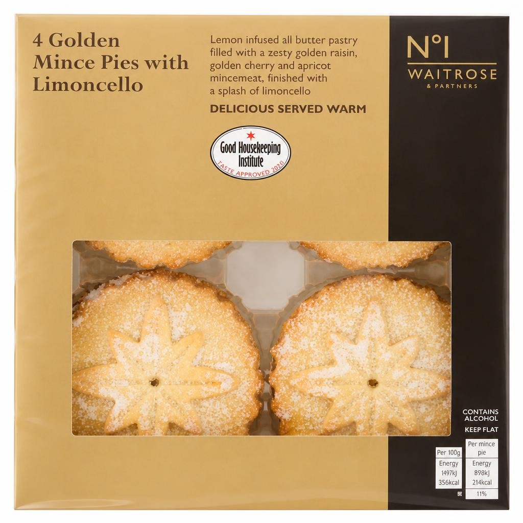 No.1 Golden Limoncello Mince Pies