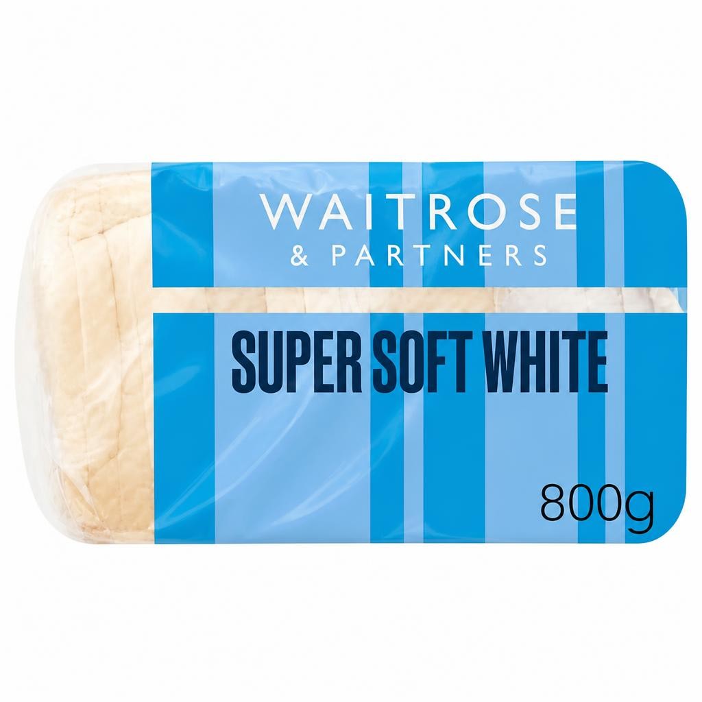 Waitrose Super Soft White Medium Sliced Bread
