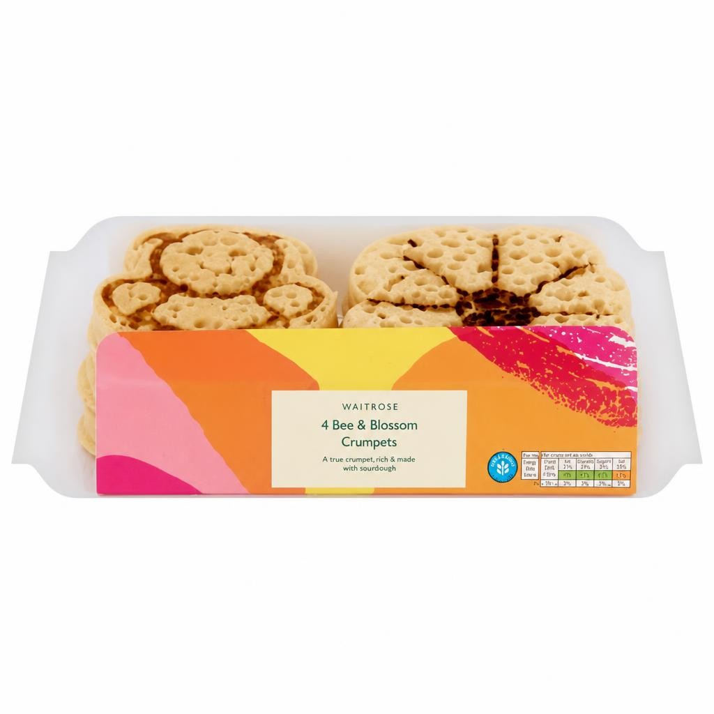 Waitrose 4 Football Crumpets