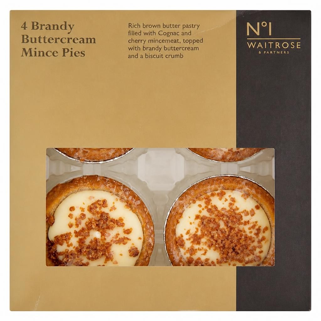 Waitrose Brandy Buttercream Mince Pies