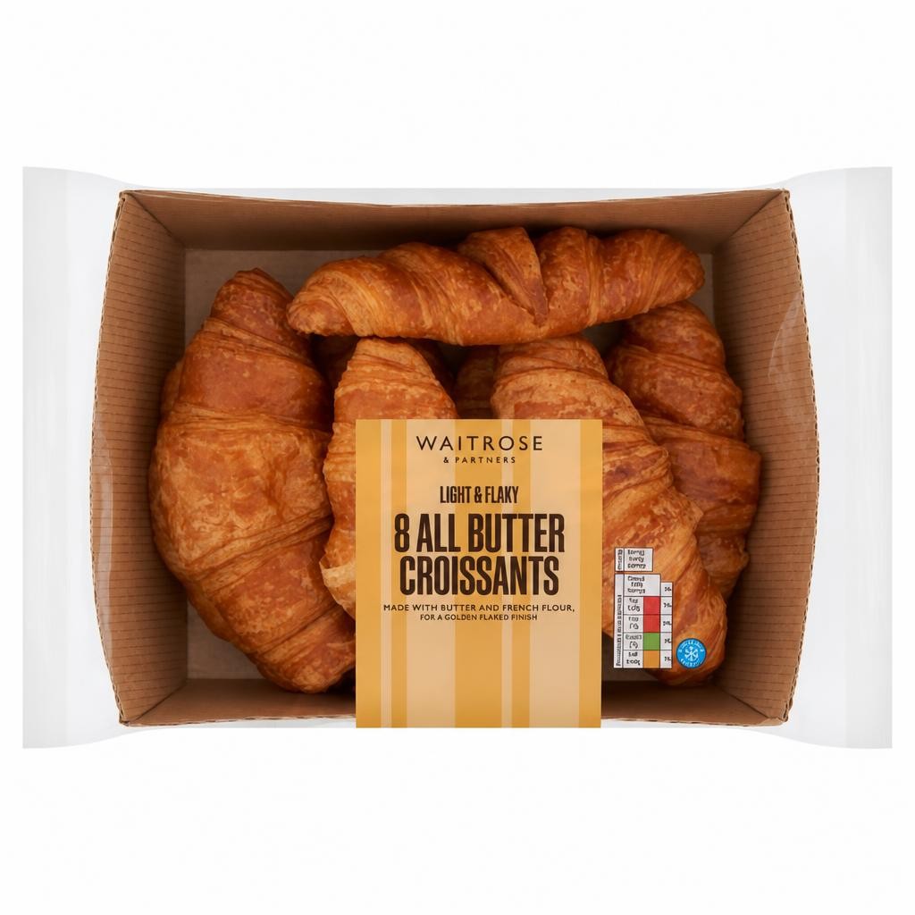 Waitrose 8 All Butter Croissants