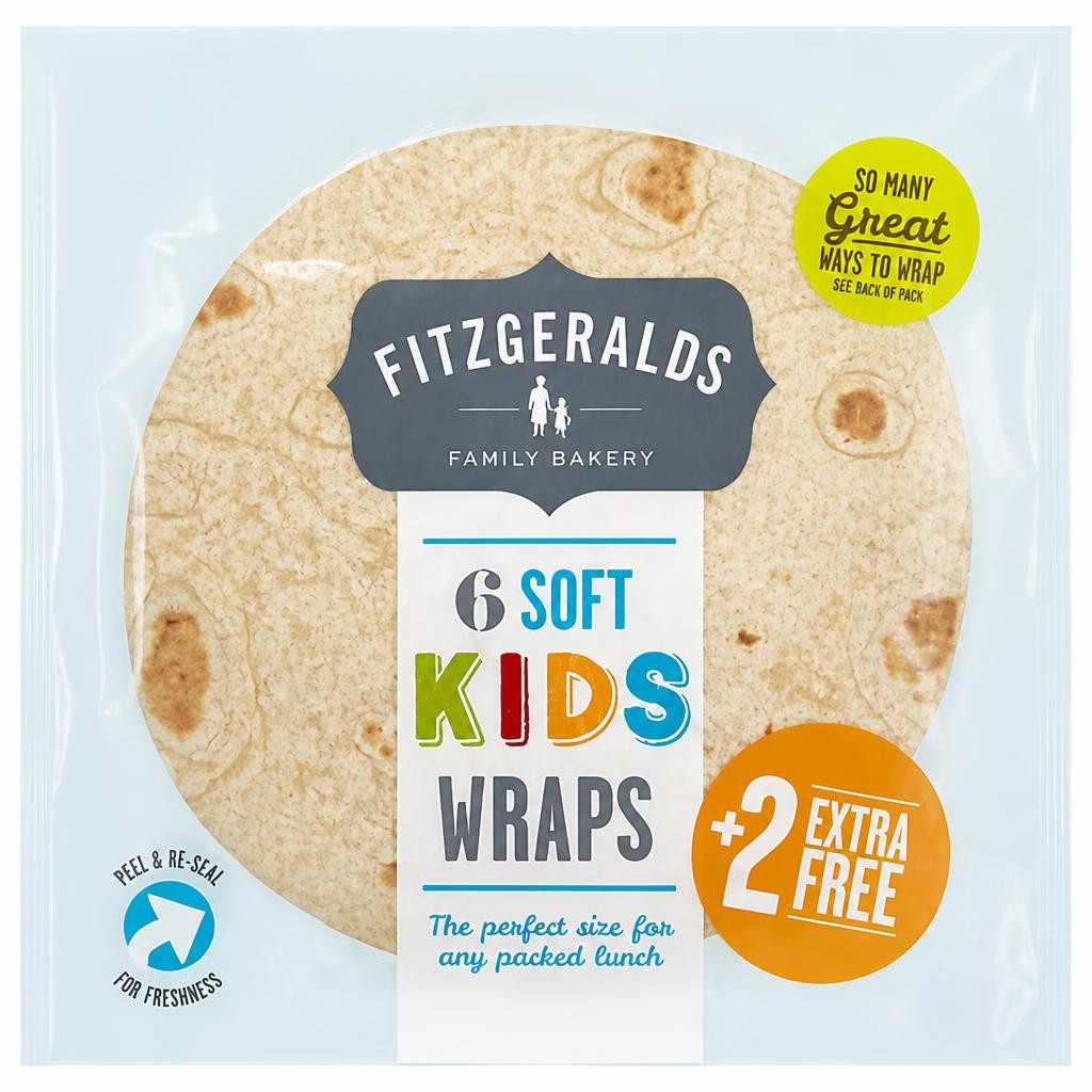 Fitzgeralds 6 Soft Kids Wraps