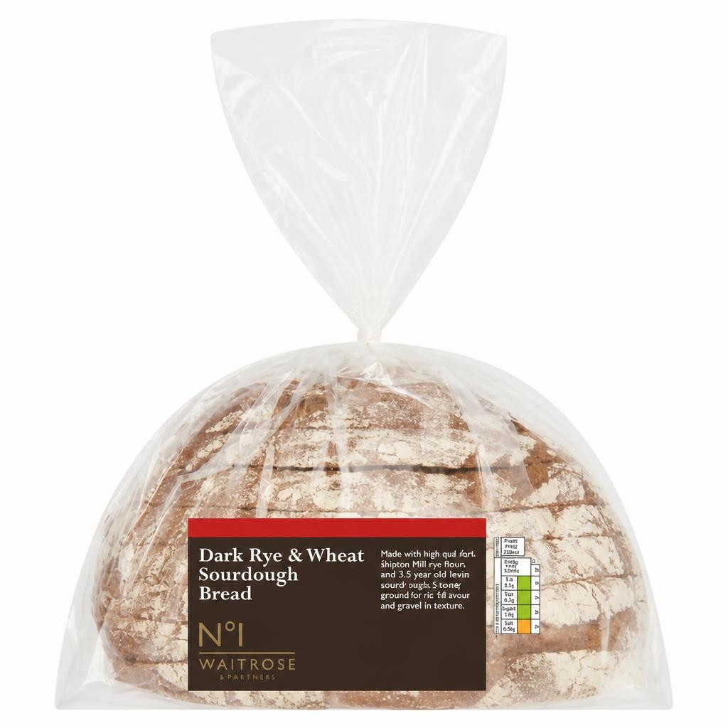 No.1 Rye and Wheat Dark Sourdough Bread