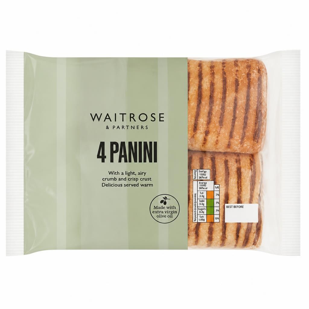 Waitrose 4 Panini