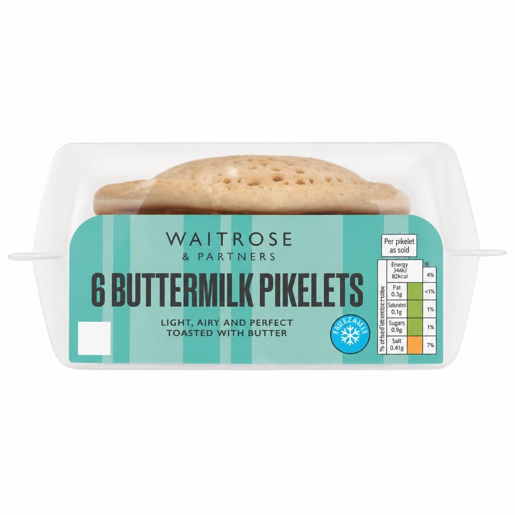 Waitrose 6 Buttermilk Pikelets