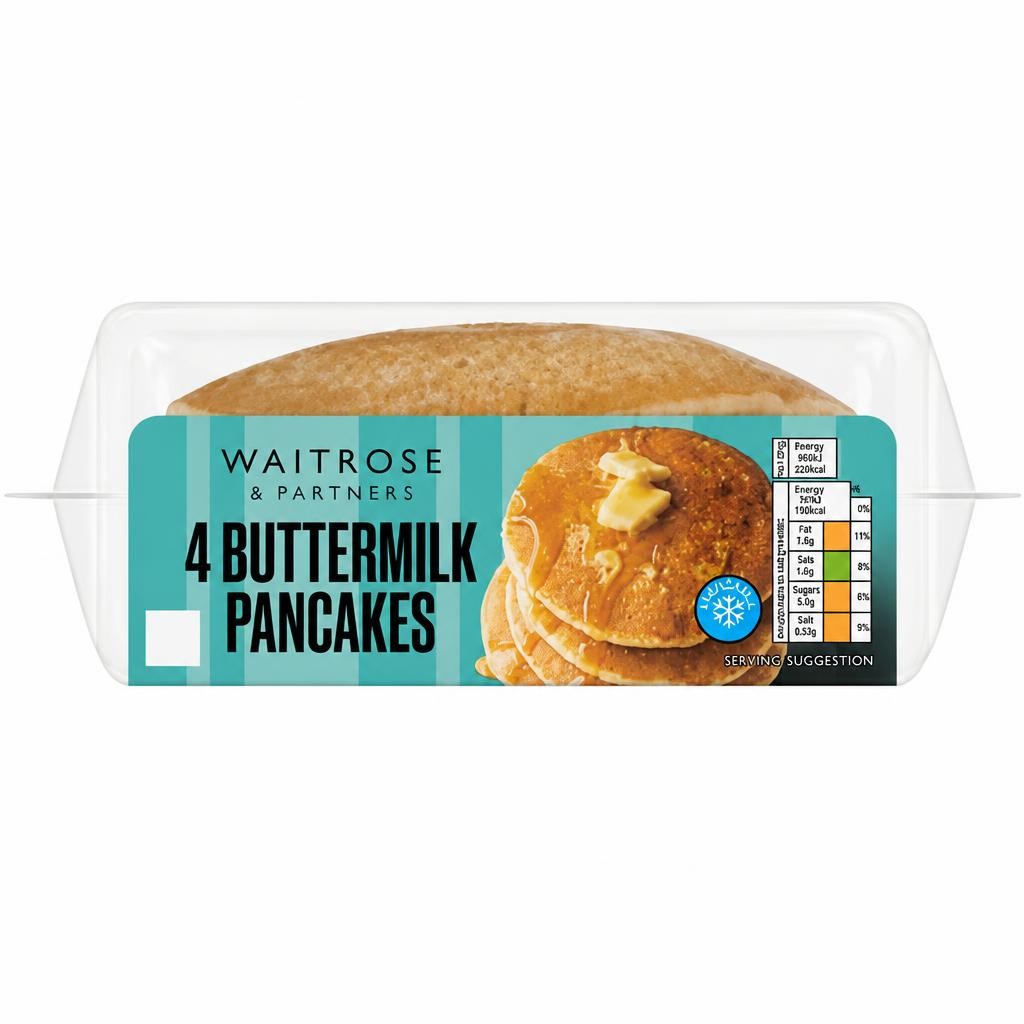 Waitrose 4 Buttermilk Pancakes