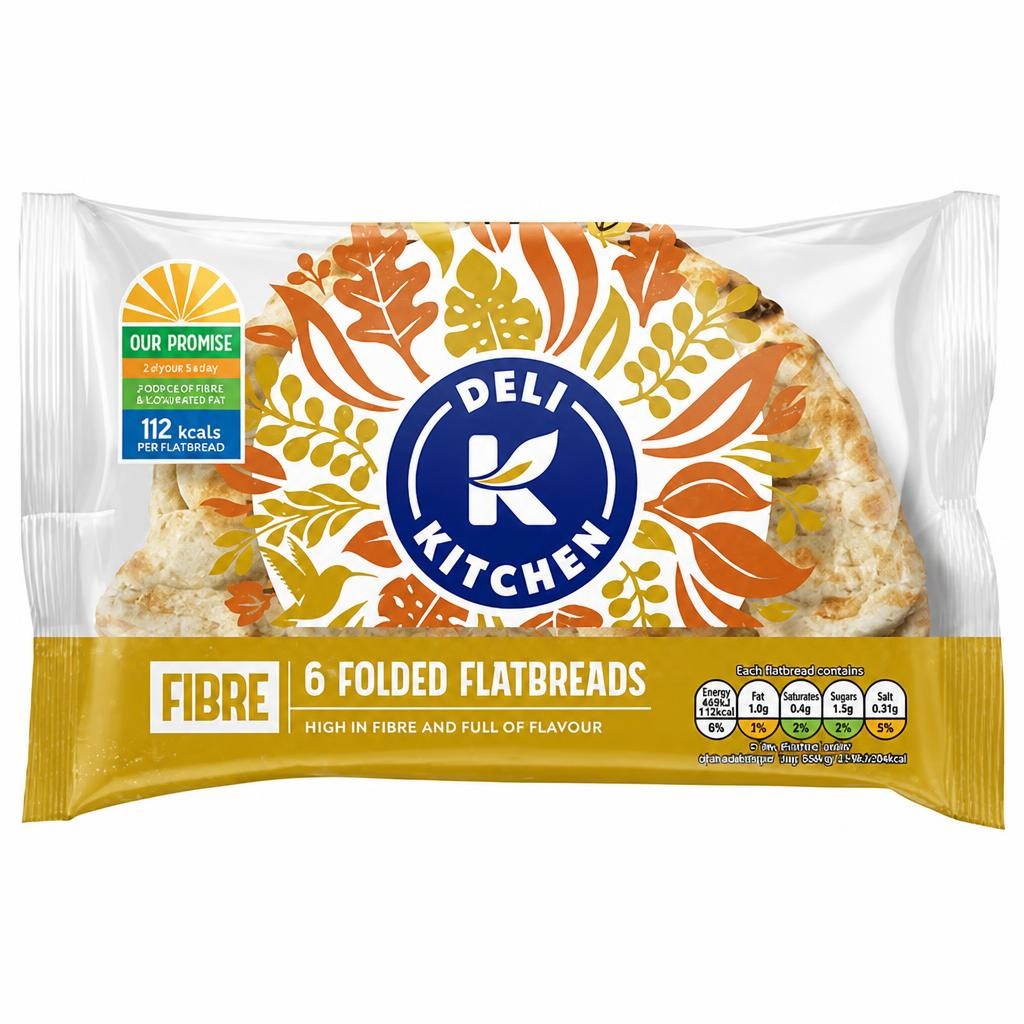Deli Kitchen Plain Folded Flatbreads