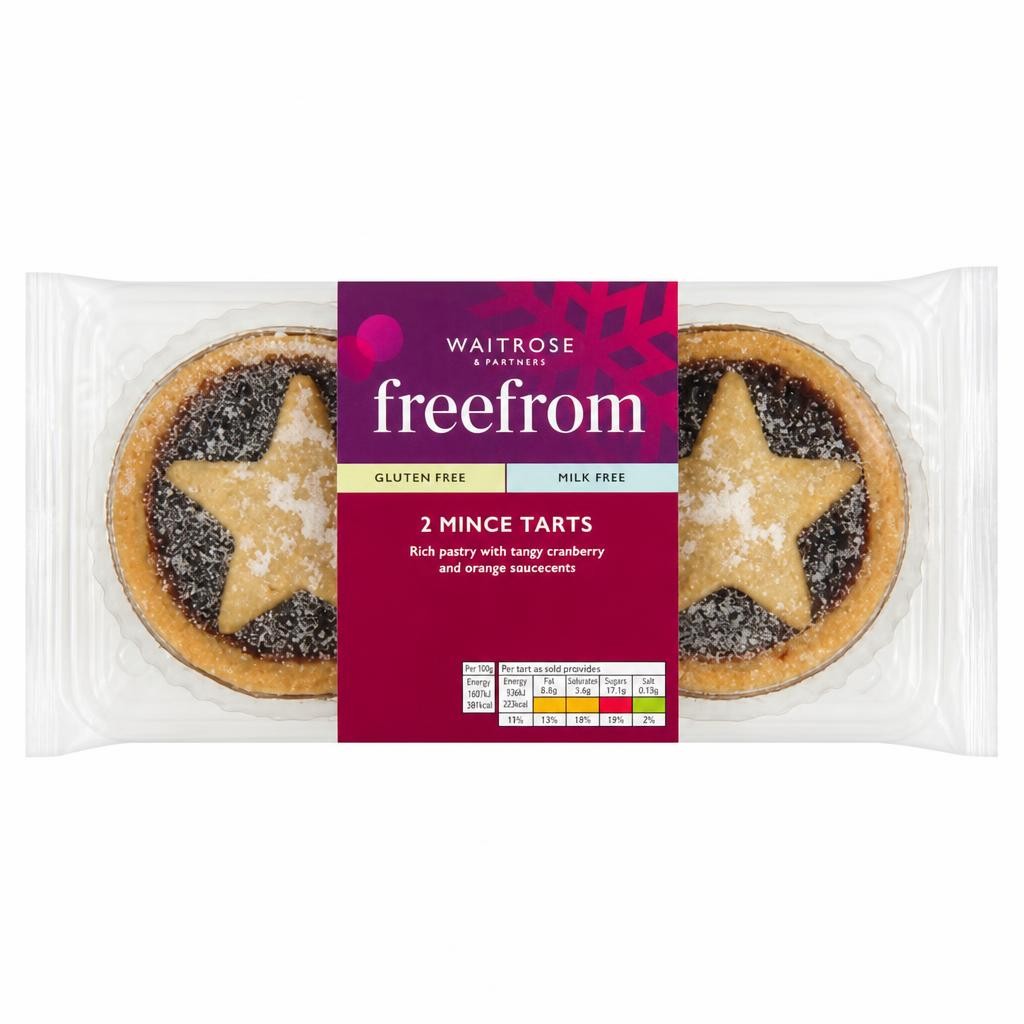 Waitrose Free From Milk & Gluten Free Mince Pies