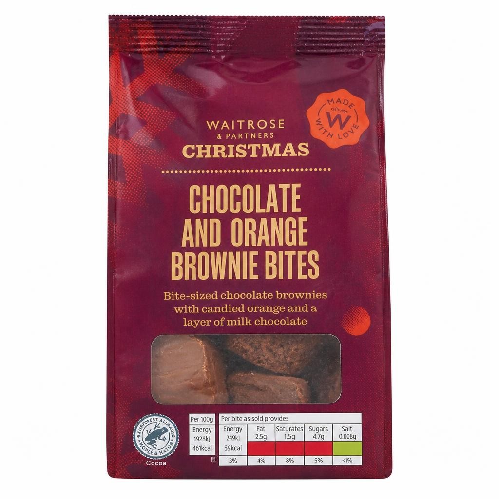 Waitrose Chocolate Orange Brownie Bites