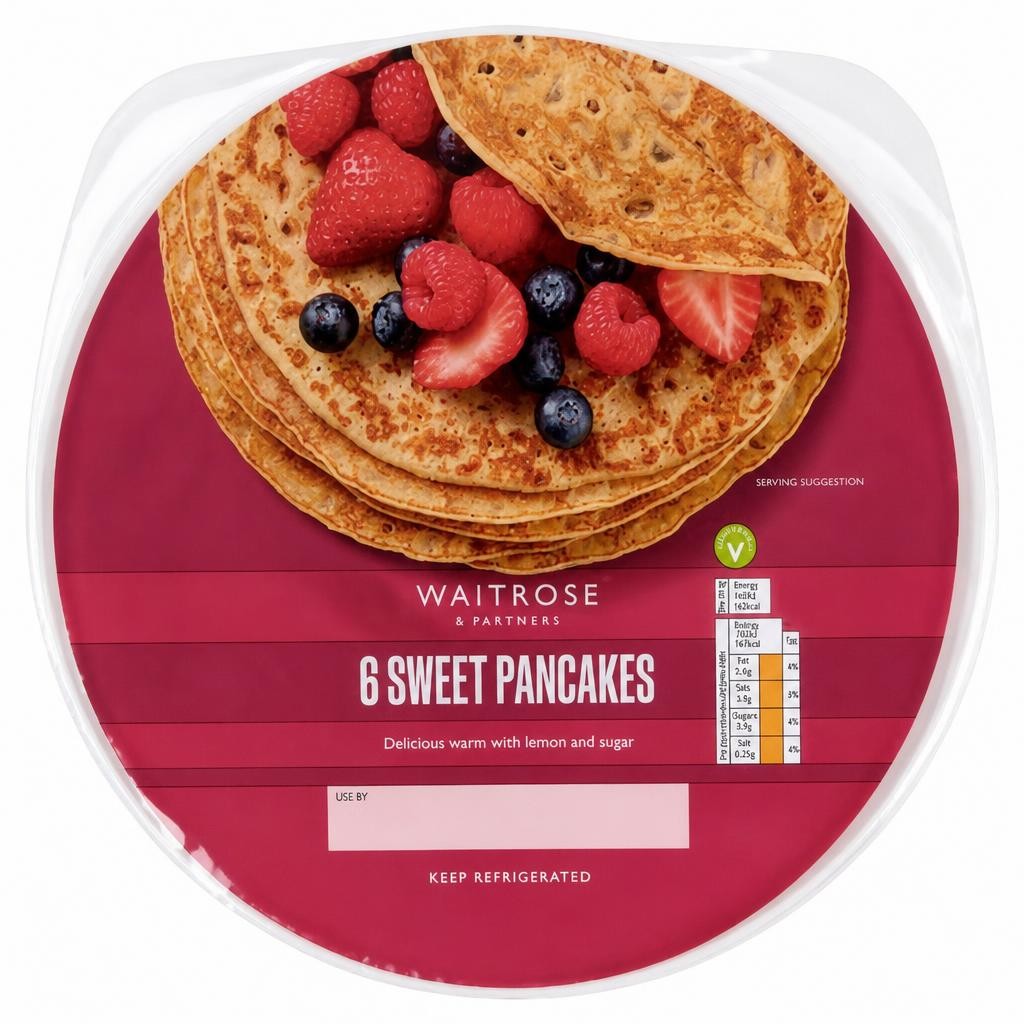 Waitrose 6 Sweet Pancakes