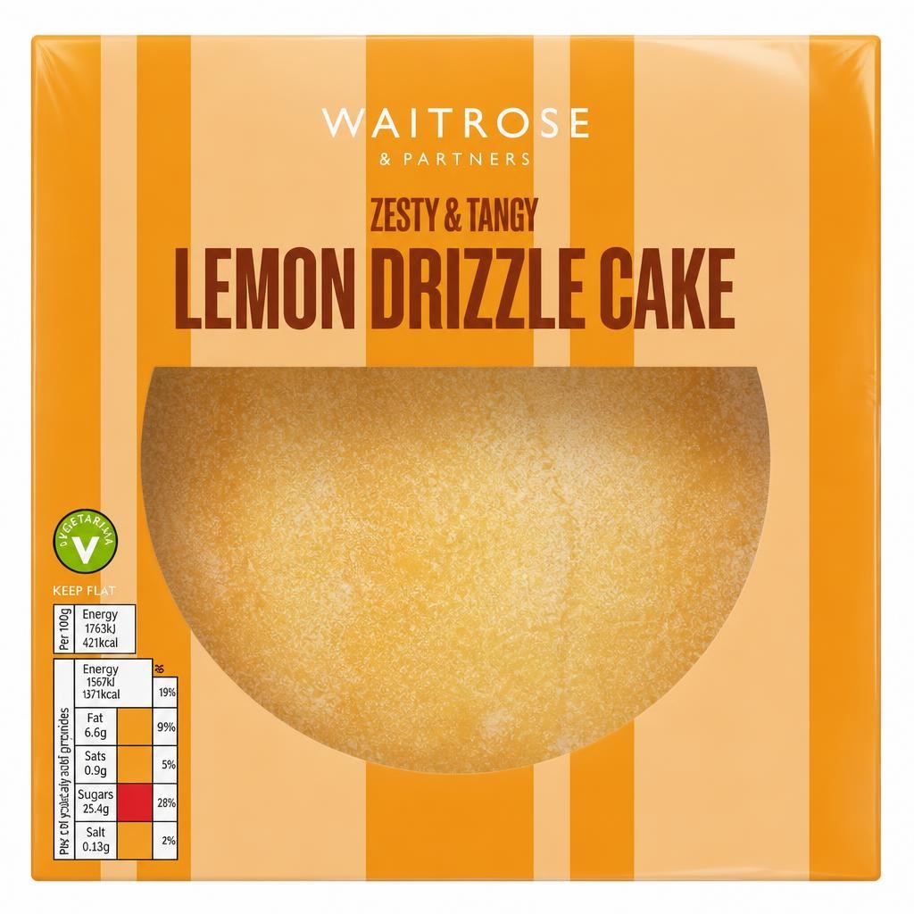 Waitrose Lemon Drizzle Cake