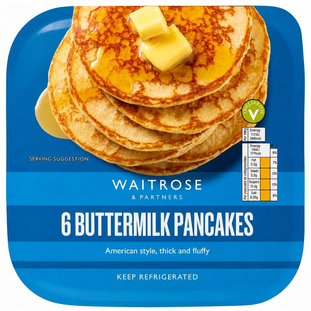 Waitrose 6 Buttermilk Pancakes