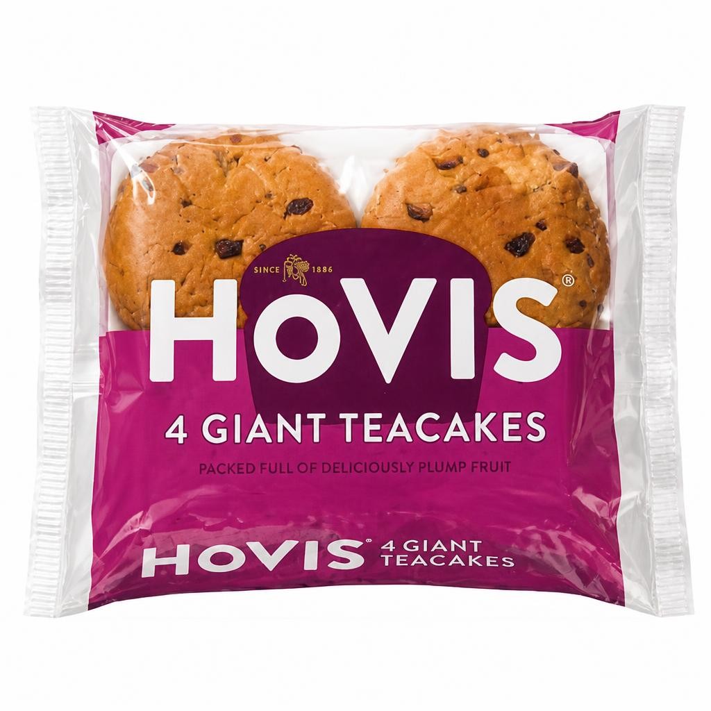 Hovis 4 Giant Teacakes
