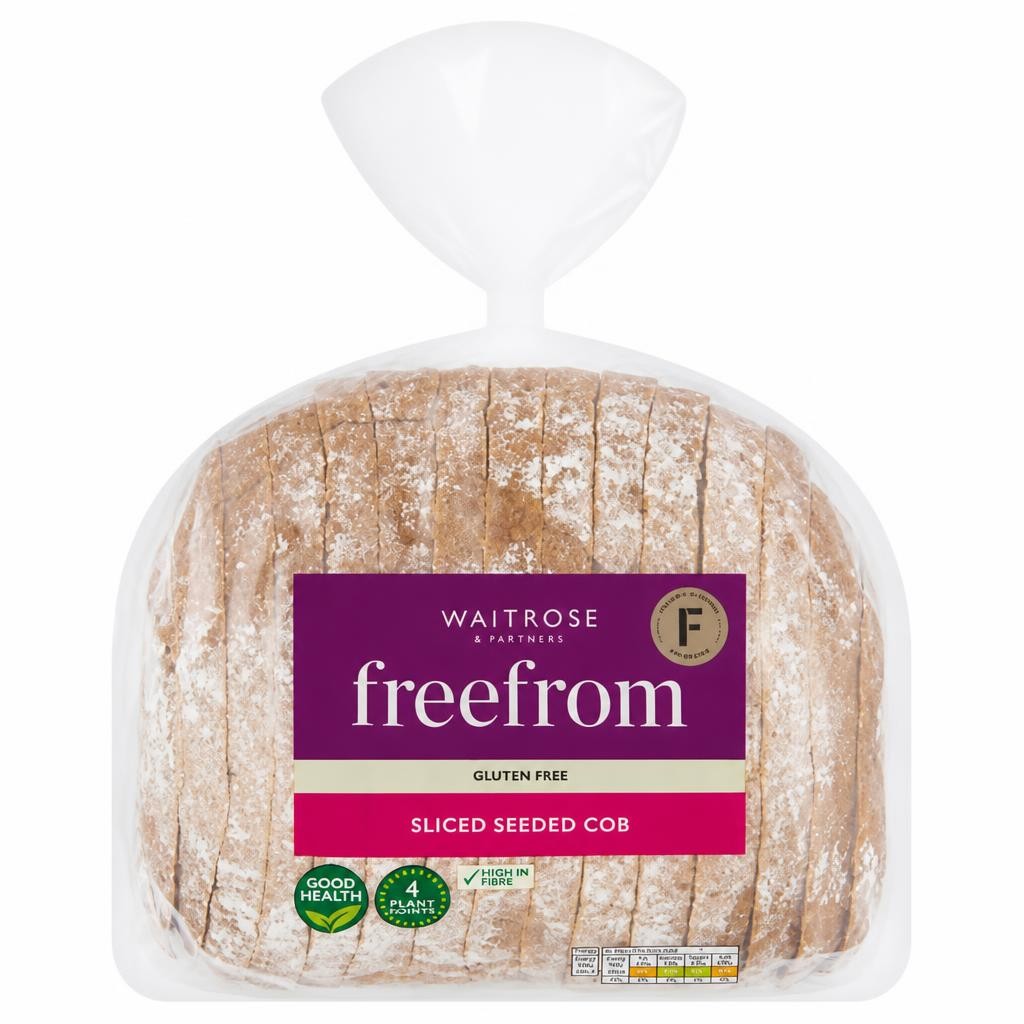 Waitrose Free From Sliced Seeded Cob