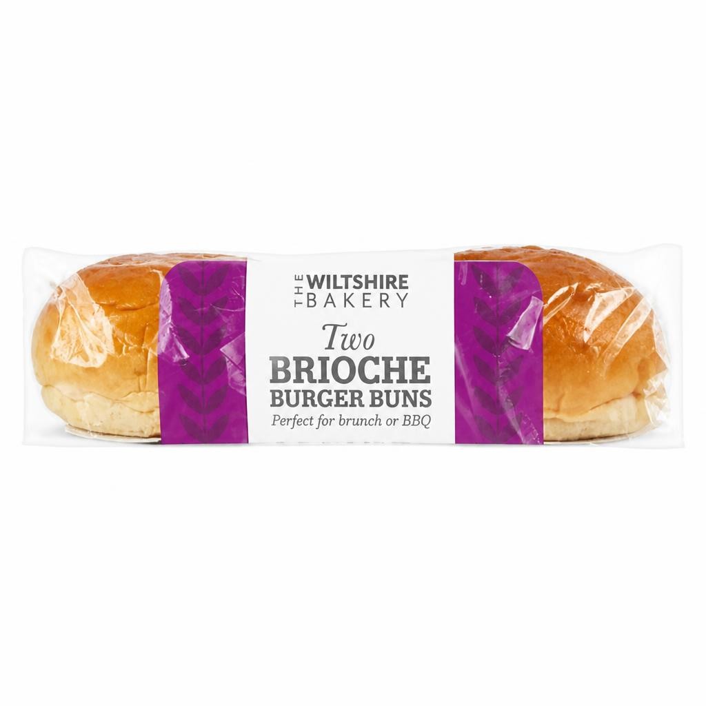 The Wiltshire Bakery 2 Brioche Burger Buns