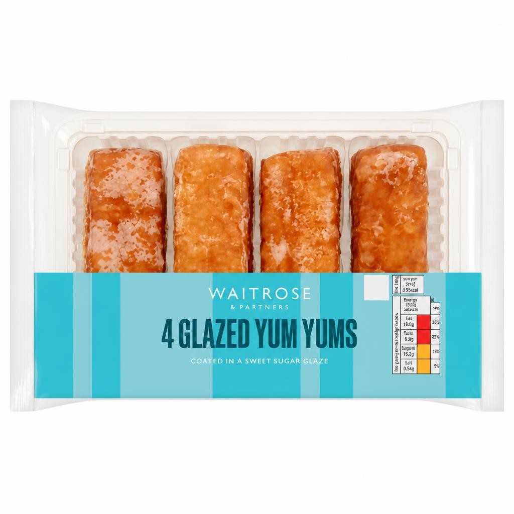 Waitrose 4 Glazed Yum Yums