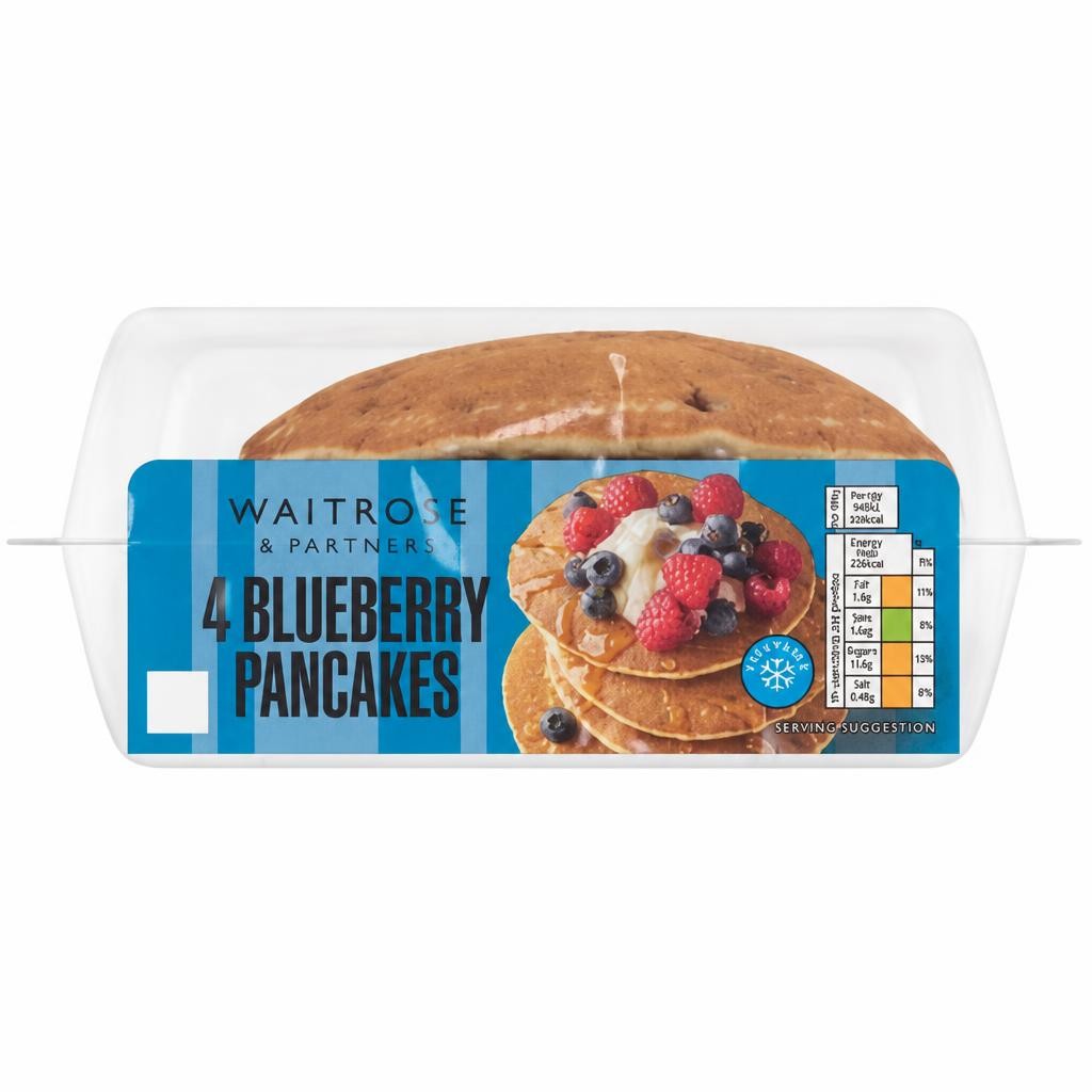 Waitrose 4 Blueberry Pancakes