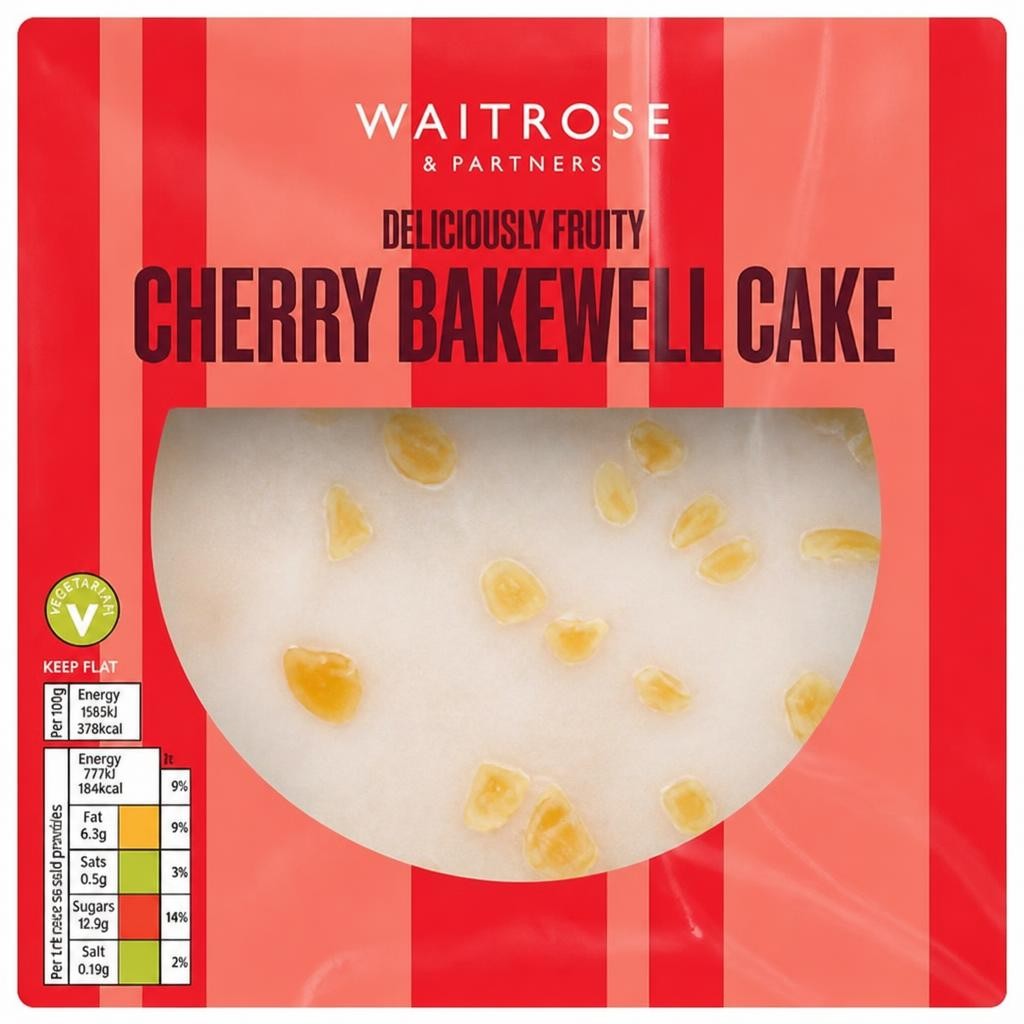 Waitrose Cherry Bakewell Cake
